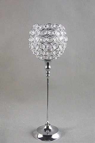 Beaded Ball Candle Holder