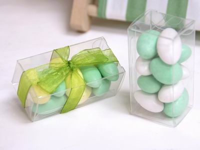 Rectangular favour boxes - set of 100