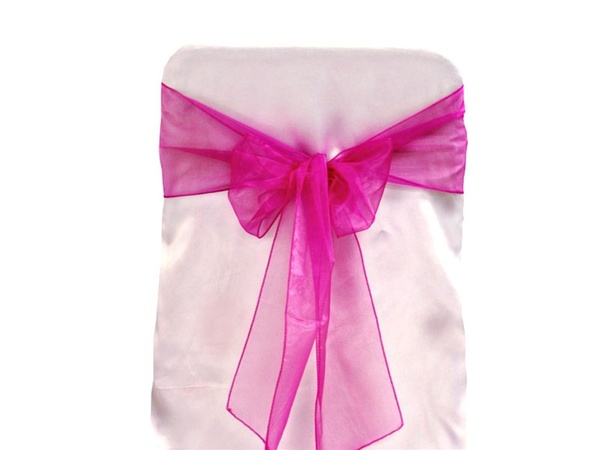 Set of 5 Chair Sashes - Organza