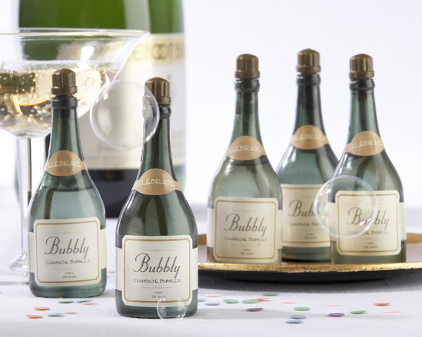 Champagne Bottle Bubbles