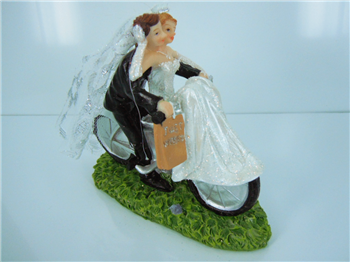 "Bicycle Built For Two" Cake Topper