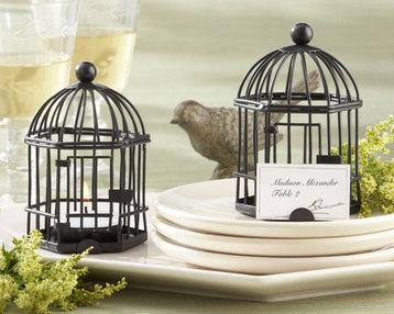 Birdcage Name Card Holder / Tealight Candle Holder