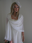 Organza Bridal Shawl