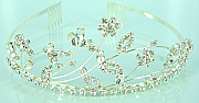 Rhinestone bridal tiara 004