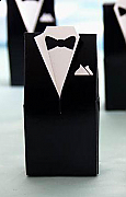 Set of 50 Tuxedo Favor Boxes