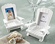 Set of 4 Miniature Beach Chair Placecard Holder / Photo Frame