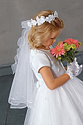 White Flowergirl dress, one only