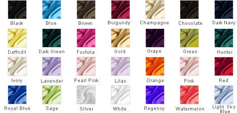 Silk Like Satin - Colour Range